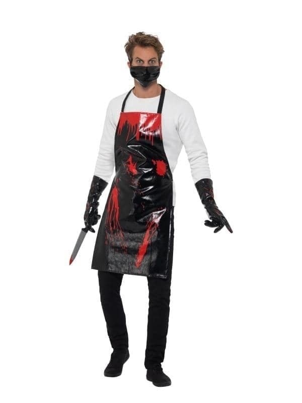 Bloody Surgeon Butcher Kit Adult Black Red_1
