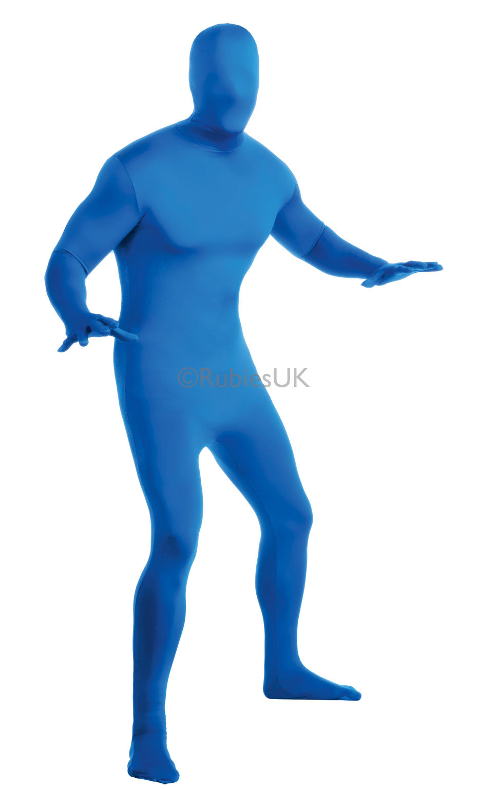 Blue 2nd Skin Suit Mens Costume_1