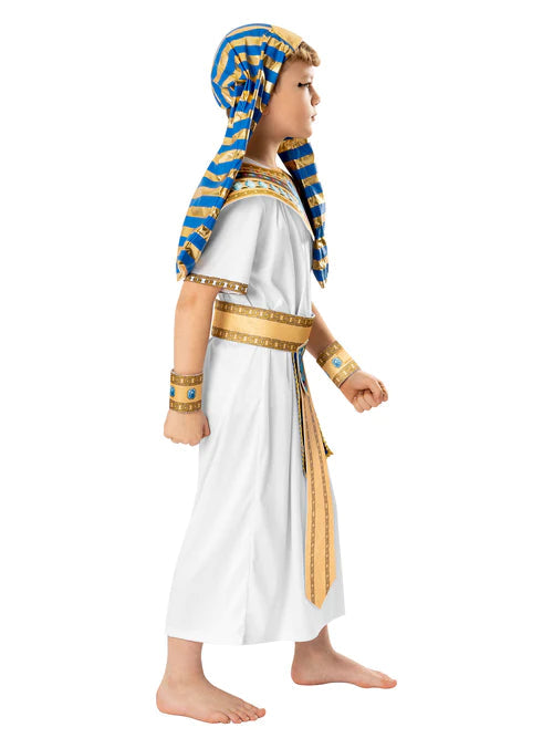 Blue Pharaoh Costume Boy Kids 2