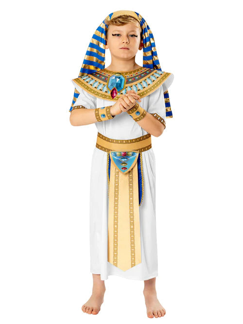 Blue Pharaoh Costume Boy Kids_1