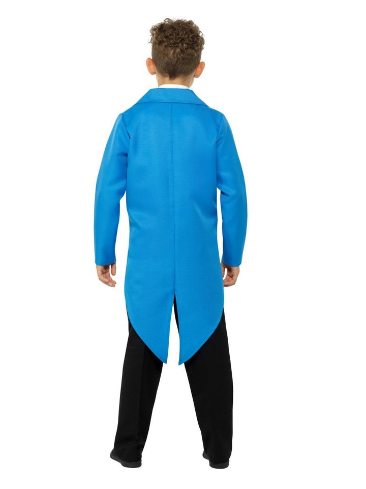 Blue Tailcoat Kids Butler Costume_3