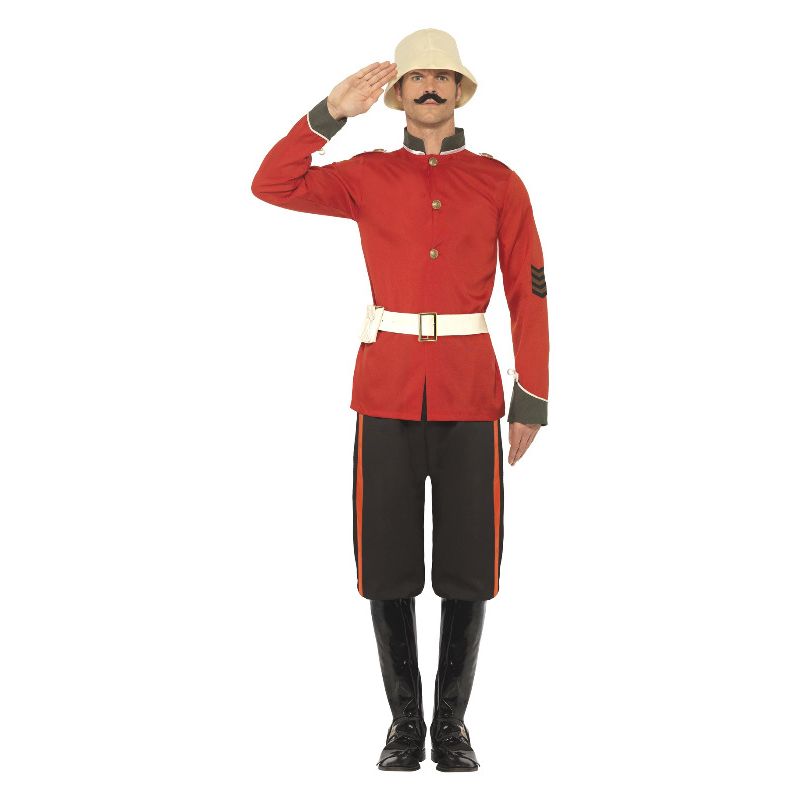 Boer War Soldier Costume Red Adult 1