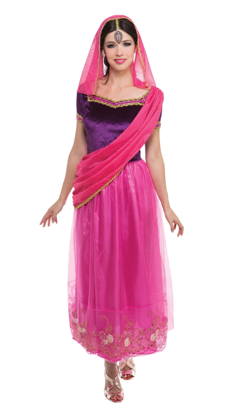 Bollywood Lady Adult Costume Female Uk Size 10 14_1