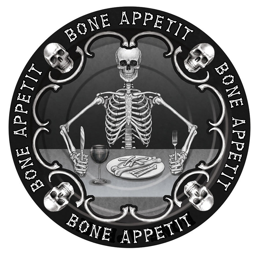Bone Appetit 7" Plate Party Goods_1
