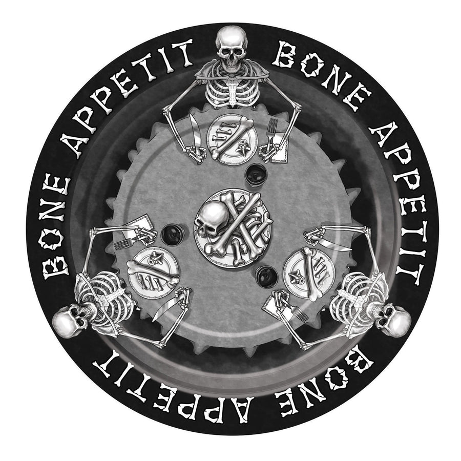 Bone Appetit Large Plate 8pc Party Goods_1