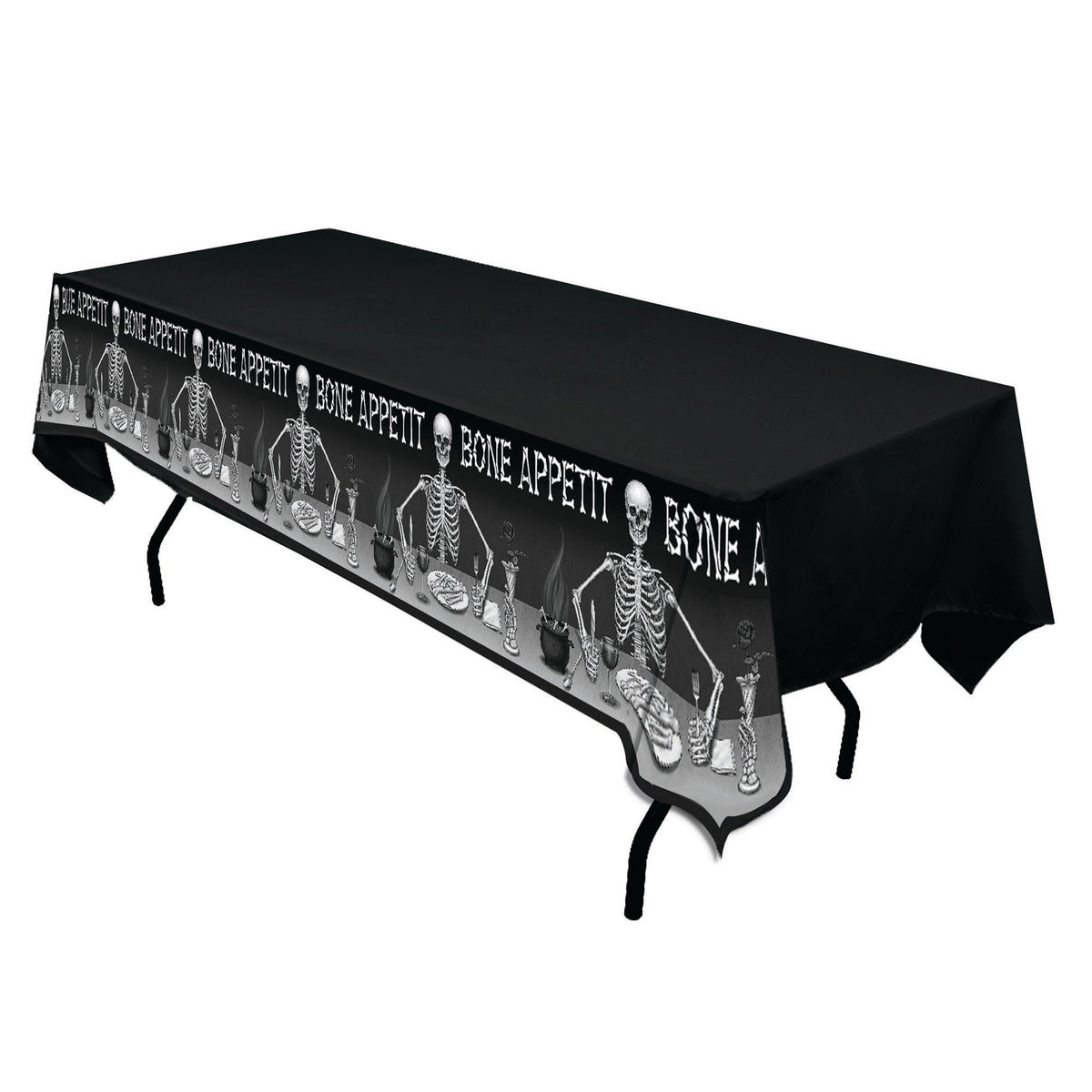 Bone Appetit Table Cover 137x274cm Party Goods 1
