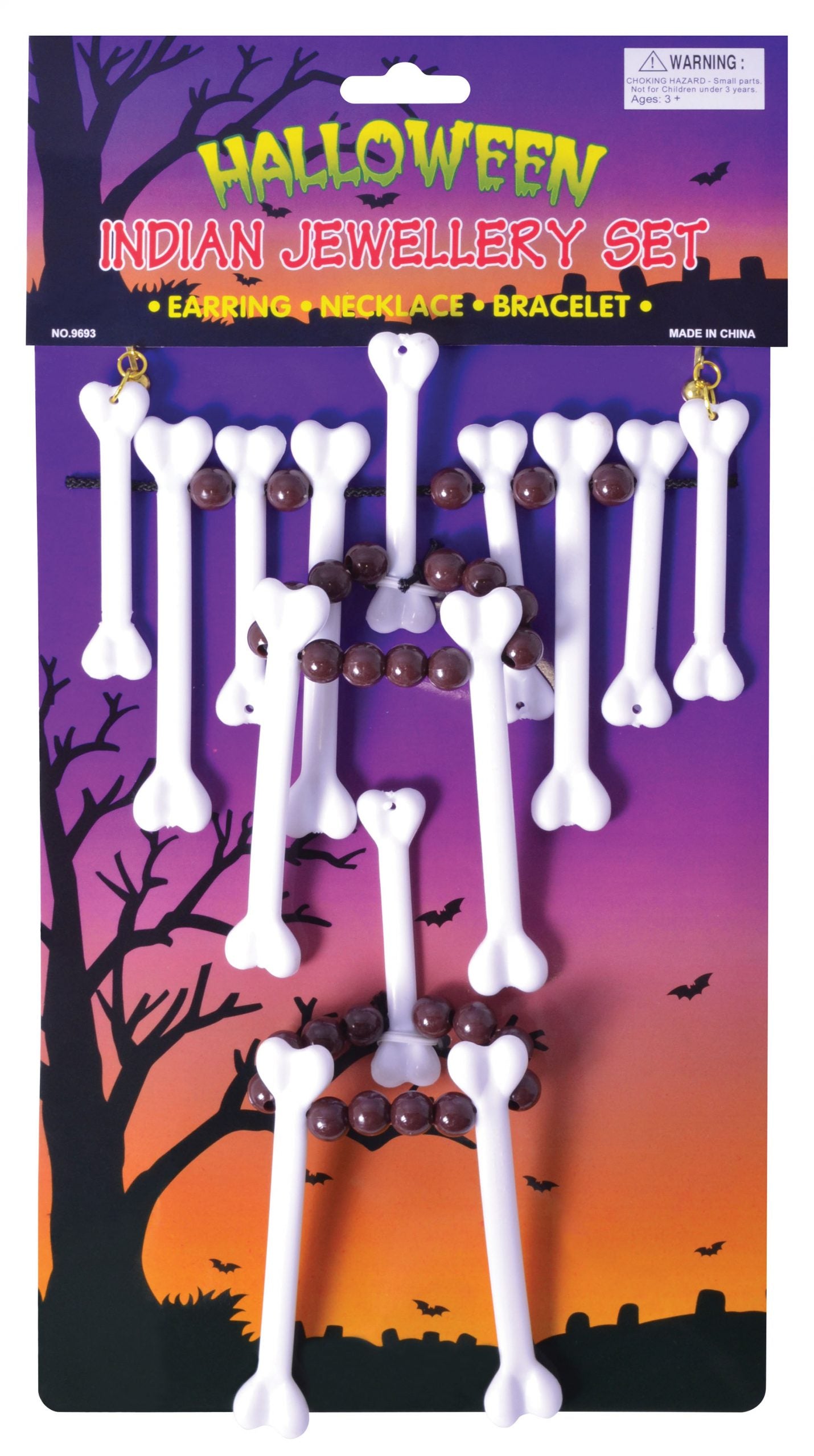 Bone Necklace Jewellery Set Costume Accessories Unisex 1