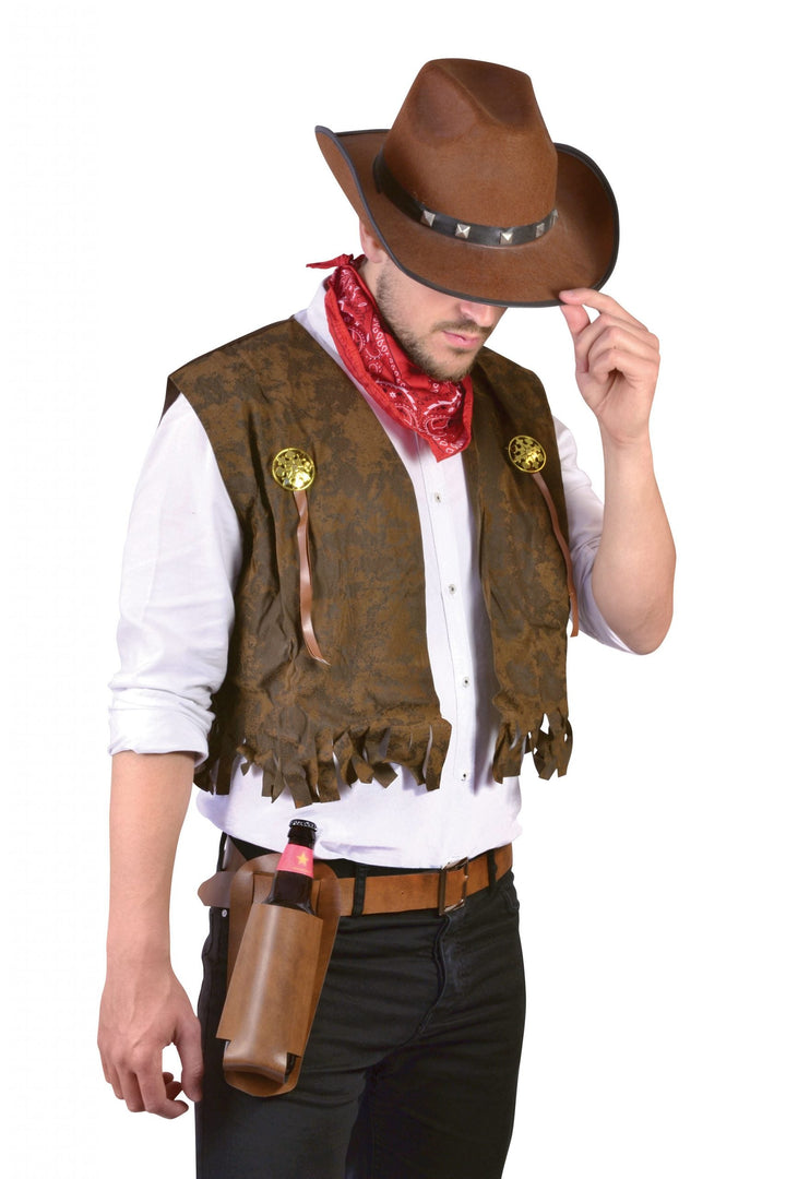 Size Chart Bottle Holster Cowboy Costume Accessory