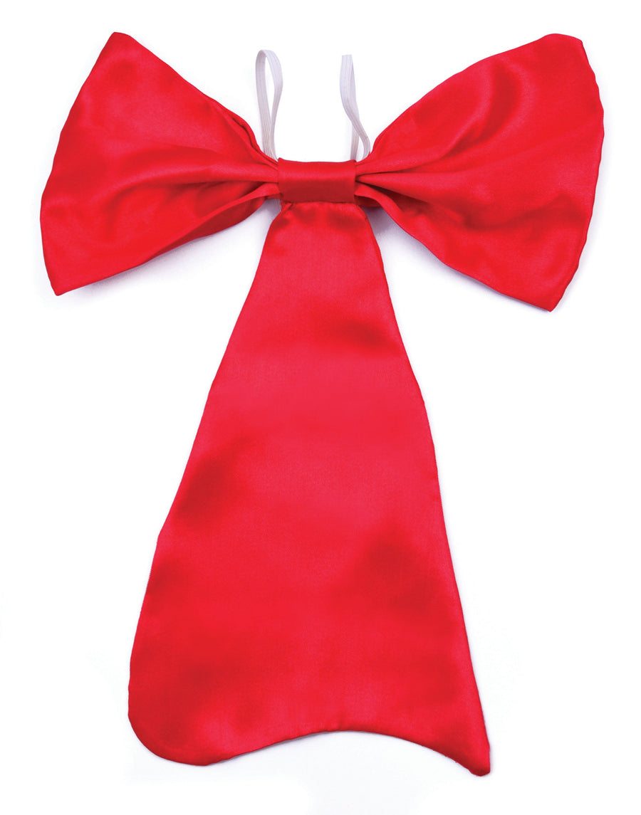 Bow Tie Large Red Adult Joke Clown Costume_1