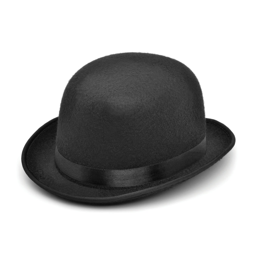 Bowler Black Felt Hat Charley Chaplin_1
