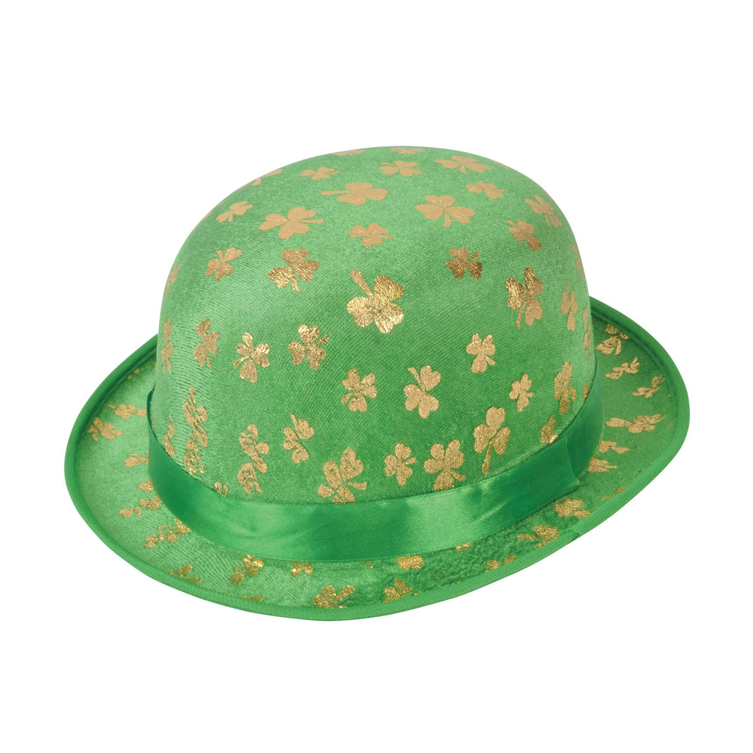 Bowler Hat Green Felt St. Patricks Day Irish_1