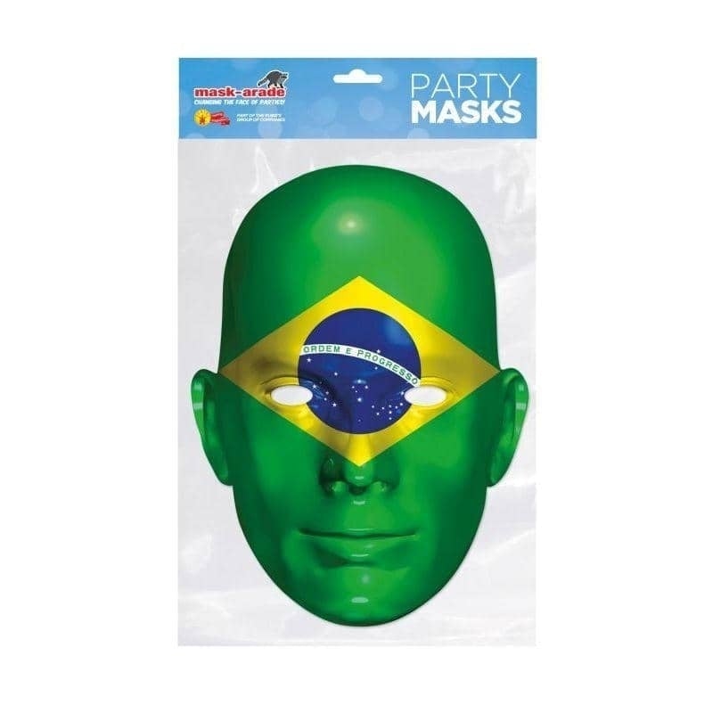 Brazil Flag Face Mask_1 BRAZI01