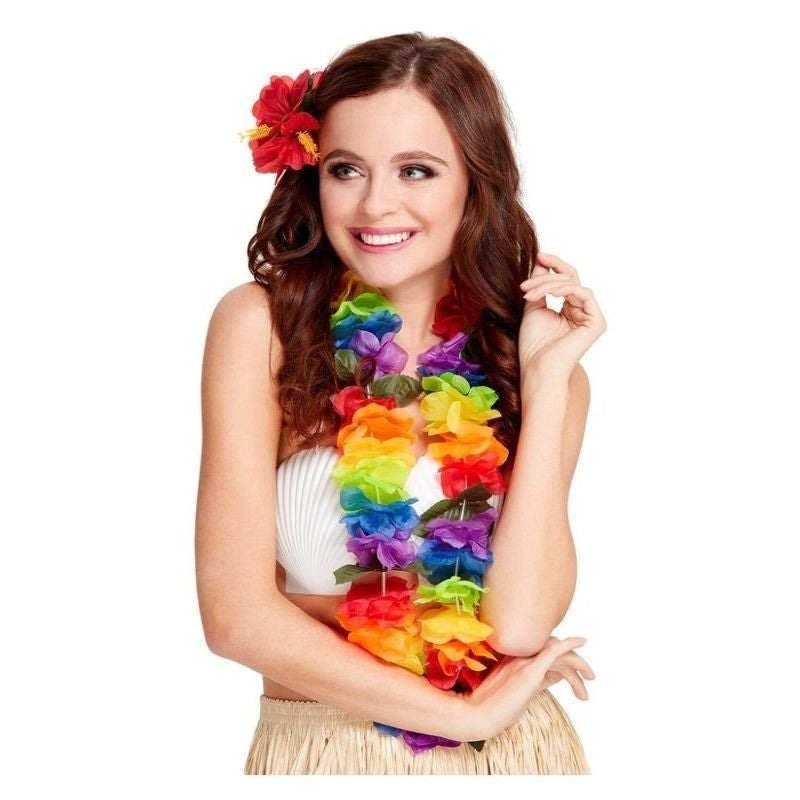 Bright Large Lei Adult Rainbow Bright Large Lei Adult Rainbow