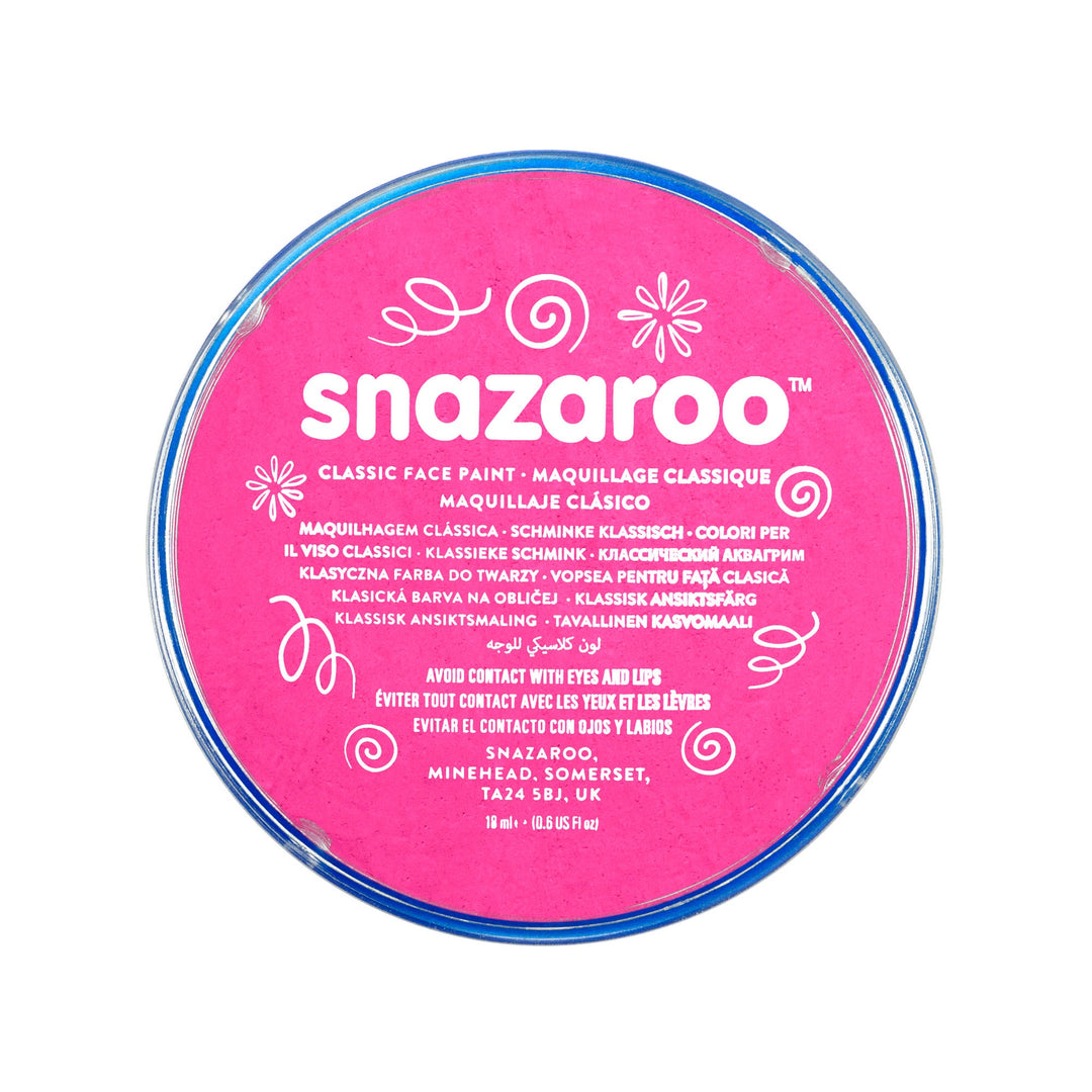 Snazaroo Tub Bright Pink_1 MU066