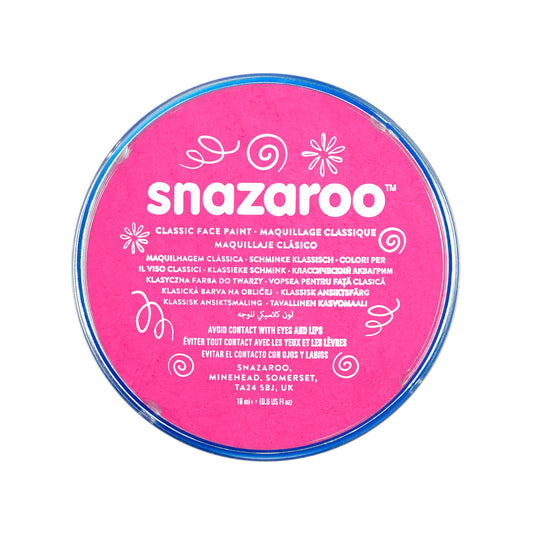 Bright Pink Snazaroo Tub 18ml Face Body Paint Make Up 1