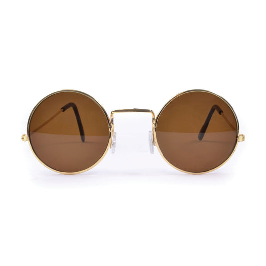 Brown John Lennon Sunglasses Costume Accessory 1