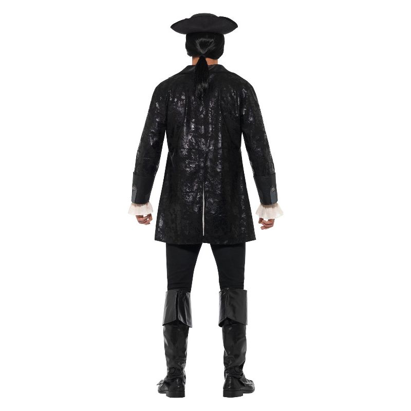 Buccaneer Pirate Jacket Black Adult 2