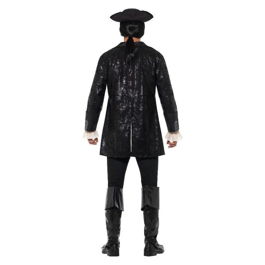 Buccaneer Pirate Jacket Black Adult 2