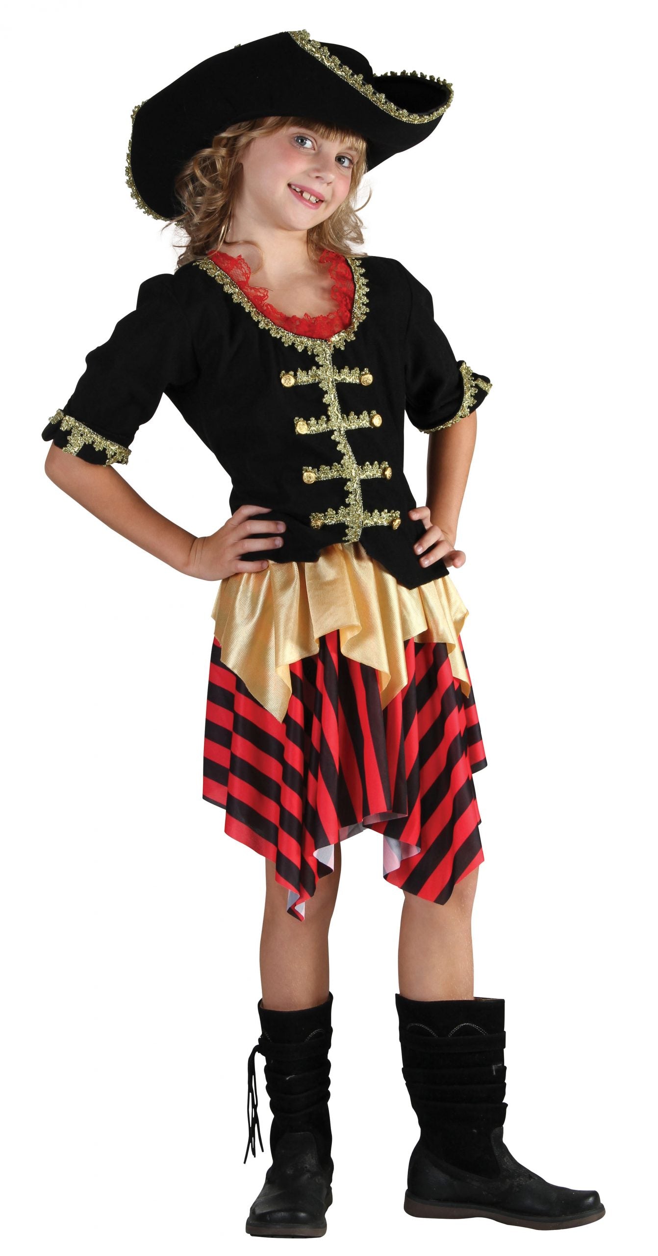 Buccaneer Sweetie Large Childrens Costume Female 9- 12 Years 1