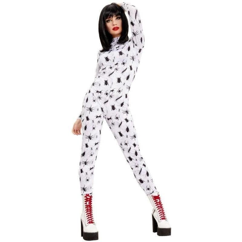 Bugging Out Catsuit Adult White 1