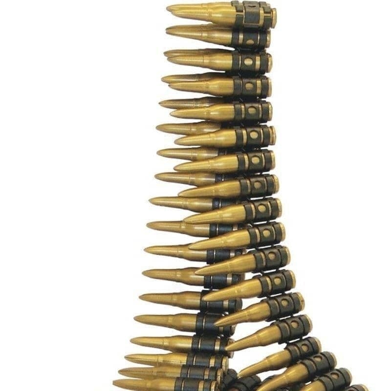 Bullet Belt Adult Accessory 150cm Gold 1