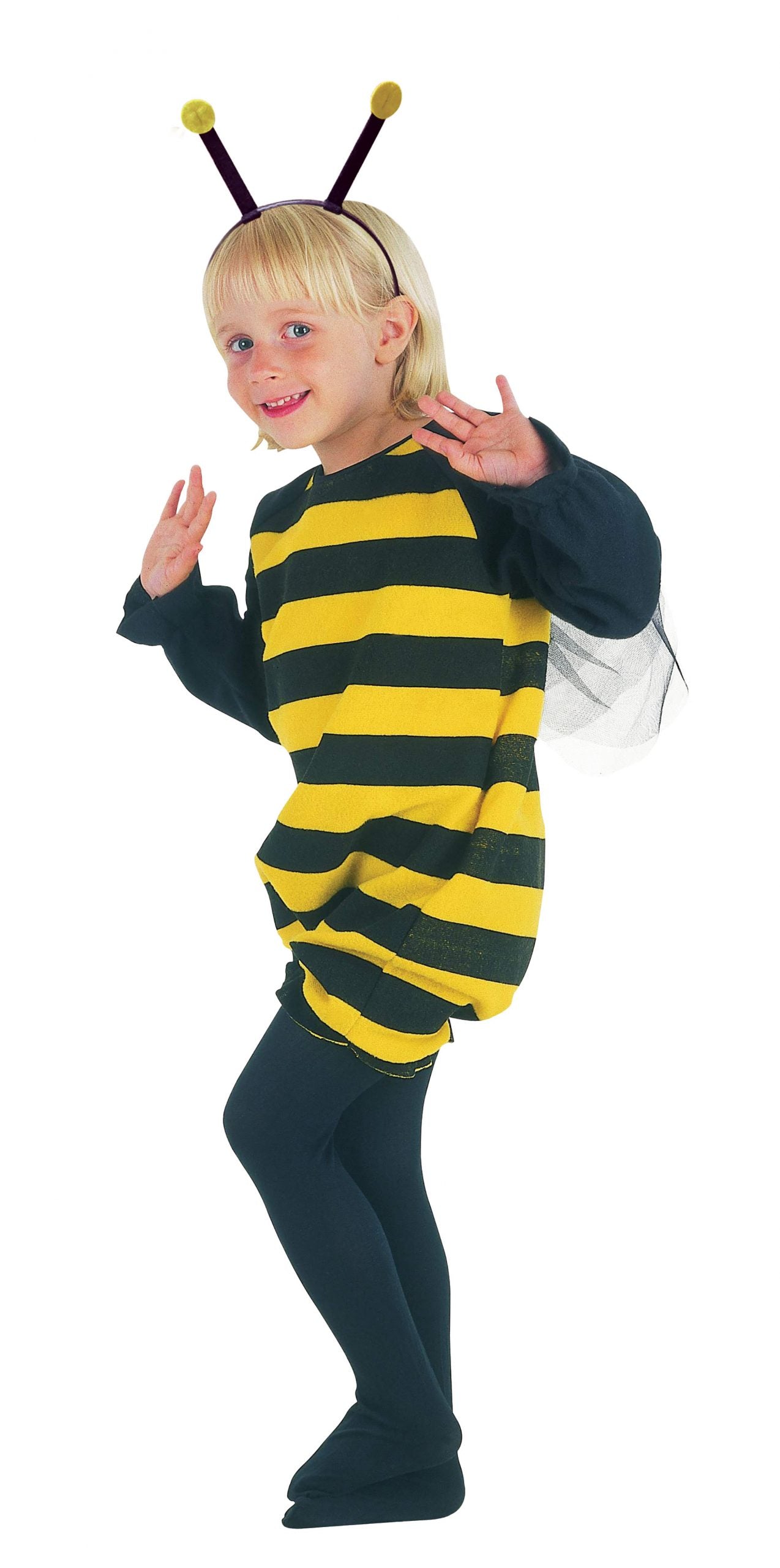 Bumble Bee Toddler Costume Wings and Headband Boppers 1