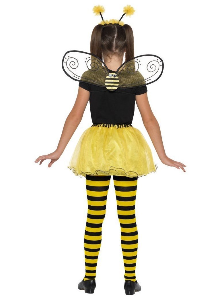 Bumblebee Kit Child Black Yellow Tutu Wings Headband 2