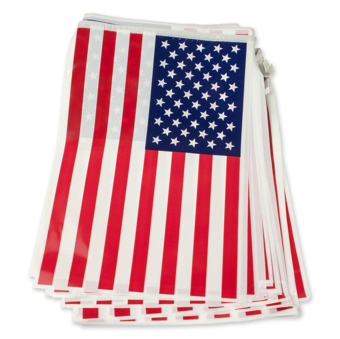Bunting USA 7m 25 Flags American Bunting Stars and Stripes_1