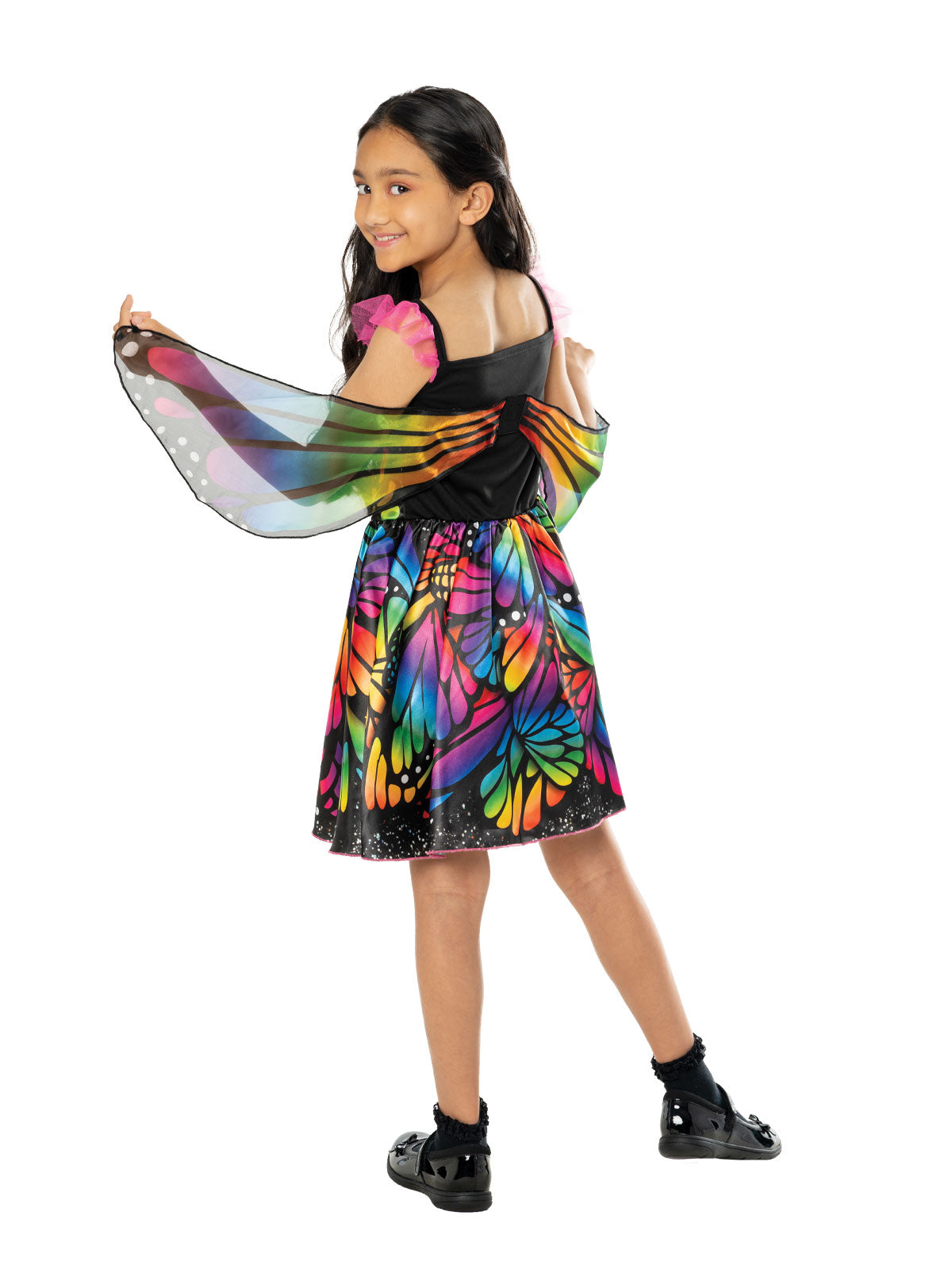 Butterfly Dress for Girls with Wings 2