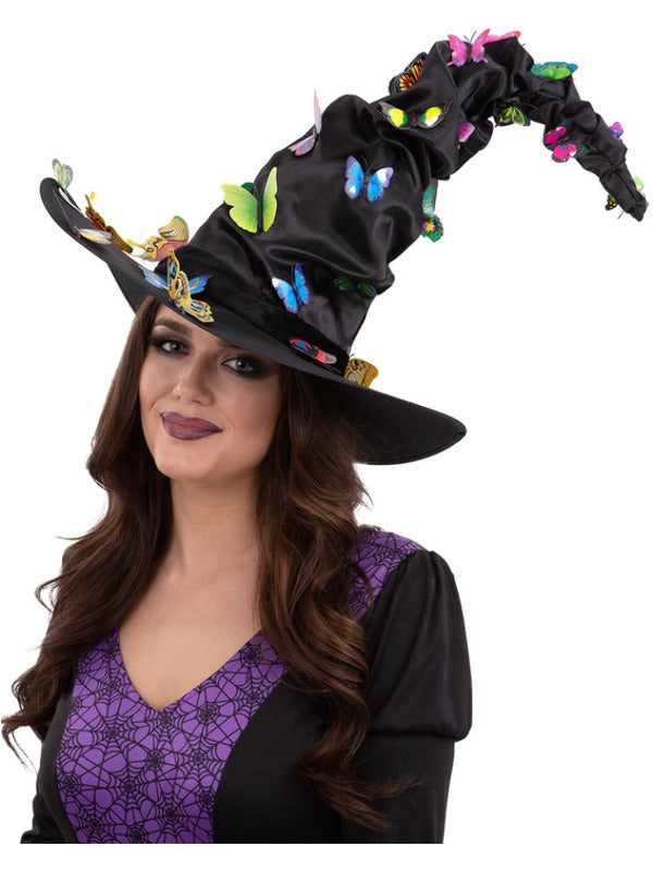 Butterfly Witch Hat Halloween Accessory 1