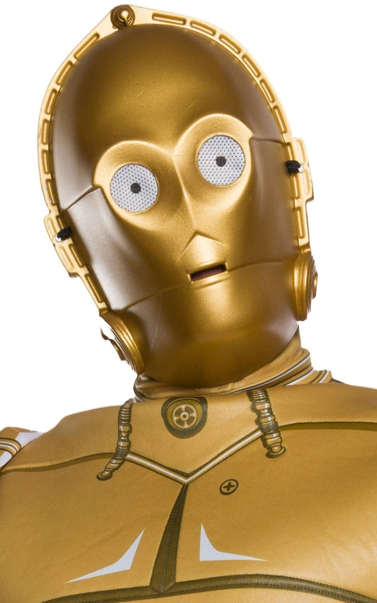 C3PO Costume Adult Star Wars Gold Droid 2