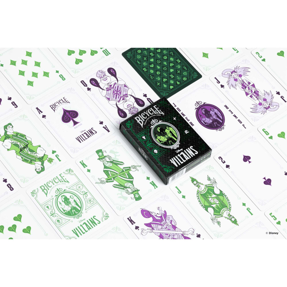 Bicycle: Disney Villains Green & Purple 3