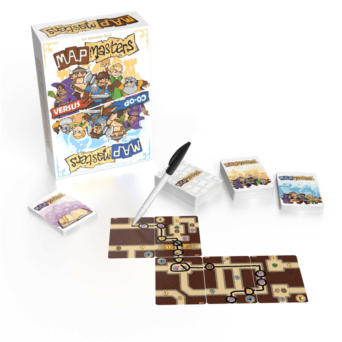 Map Masters Board Game by Captain 3