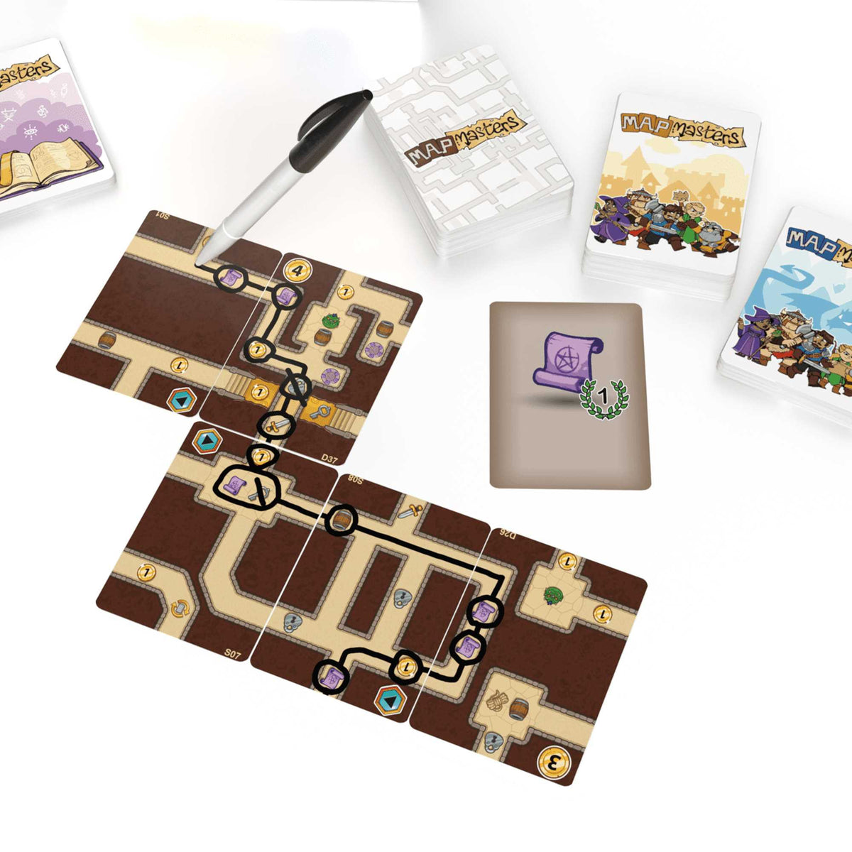 Map Masters Board Game by Captain 4