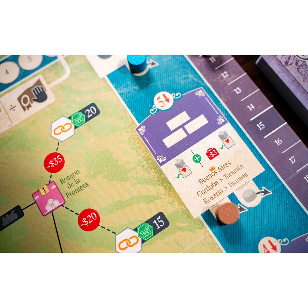 Age of Rail: Allegheny & La Pampa - Expansion Map 3
