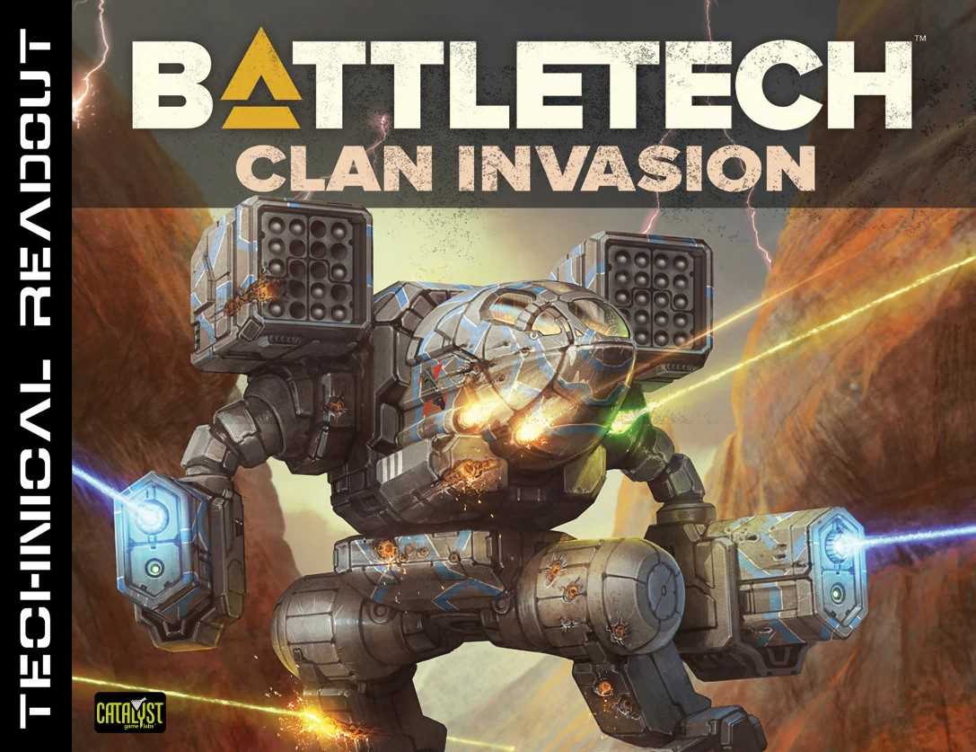 Battletech Technical Readout Clan Invasion Roleplaying Game by Catalyst Game Labs 1