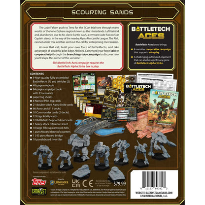 BattleTech Aces Scouring Sands Alpha Strike Miniatures Game Expansion