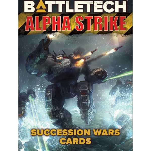 Battletech Alpha Strike Succession Wars Cards Dice Set 1