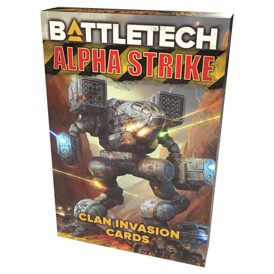 Battletech Alpha Strike Clan Invasion Cards Dice Set 1