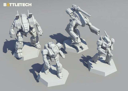 Battle Tech Inner Sphere Miniatures Command Lance Force Pack 2