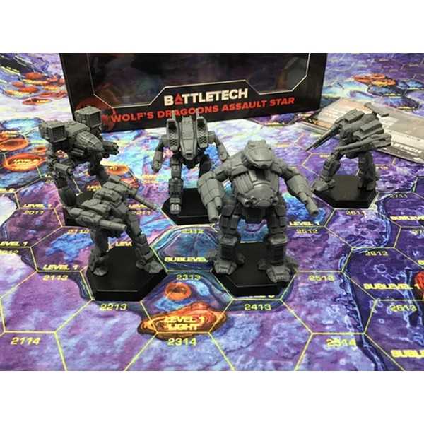 BattleTech Wolfs Dragoons Assault Star Miniature Game by Catalyst Game Labs 1