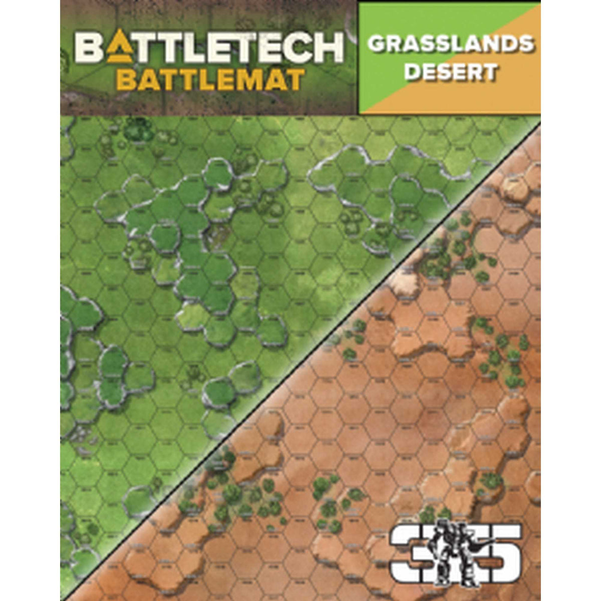 BattleTech: Battle Mat Grasslands - Desert 1