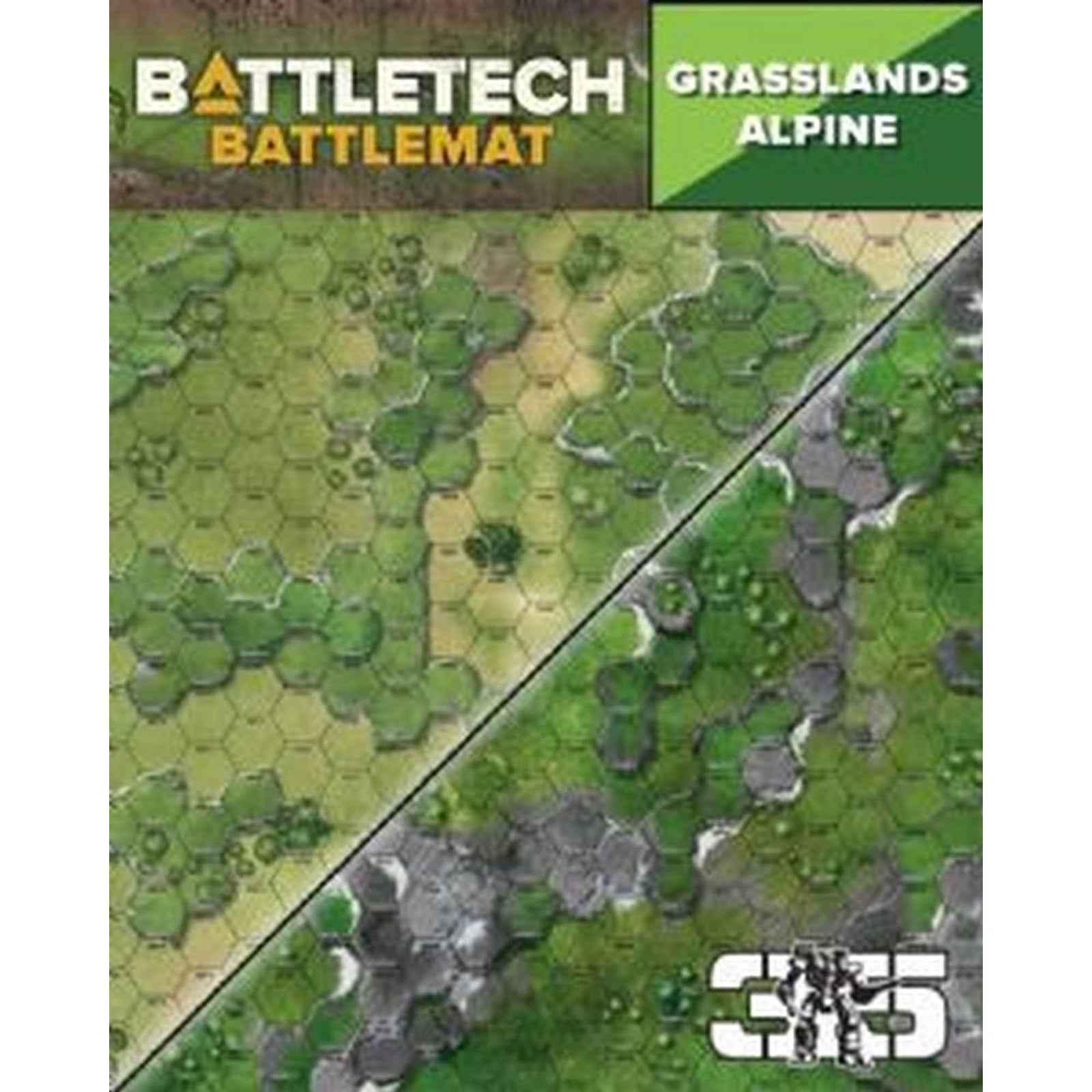 BattleTech: Battle Mat Grasslands - Alpine 1