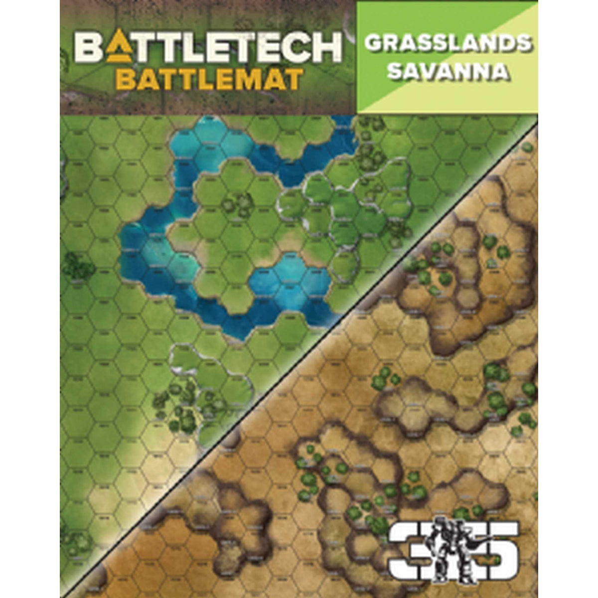 BattleTech: Battle Mat Grasslands - Savanna 1