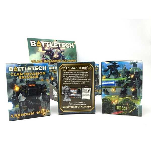BattleTech: Clan Invasion Salvage Blind Box 1 Random Mech 2