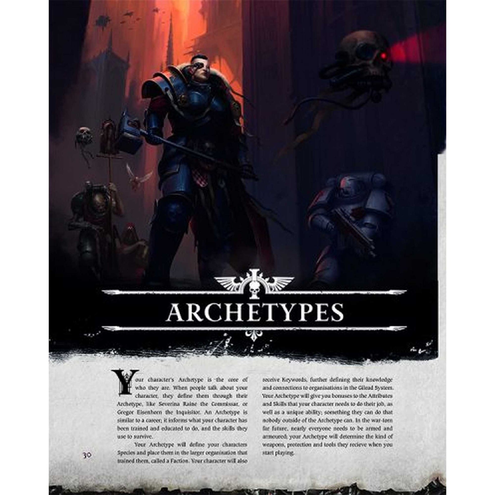 Wrath and Glory Core Rulebook Warhammer 40000 Roleplay RPG Revised Edition Roleplaying Game by Cubicle Seven 2