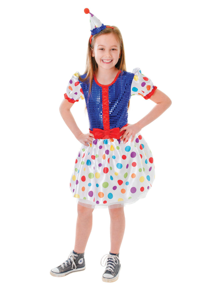 Clown Costume Dress for Girls