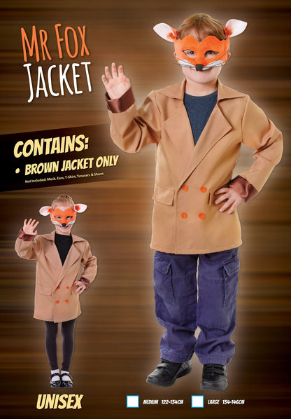 Fantastic Mr Fox Jacket Childrens Costume 4