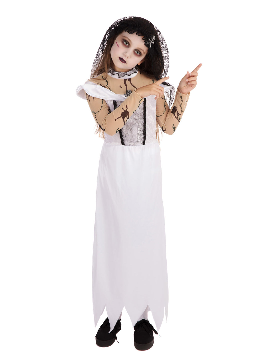 Zombie Bride Childrens Costume