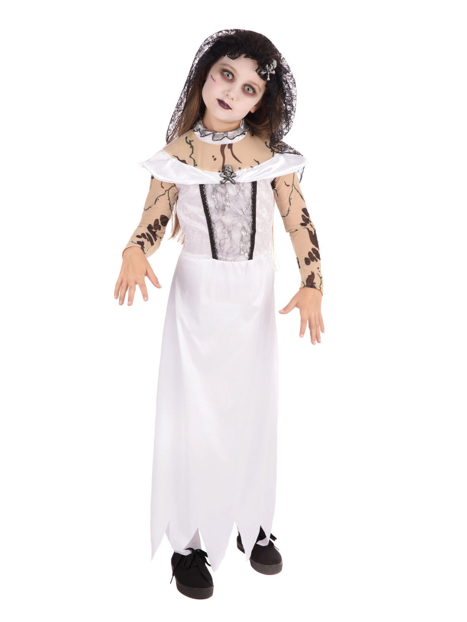 Zombie Bride Childrens Costume 2